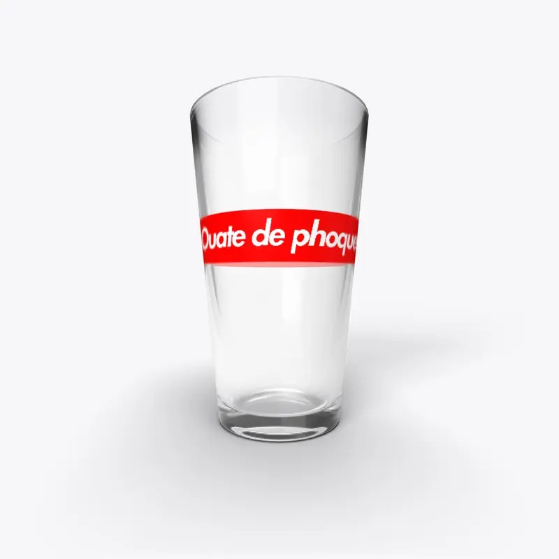 Ouate De Phoque Pint Glass